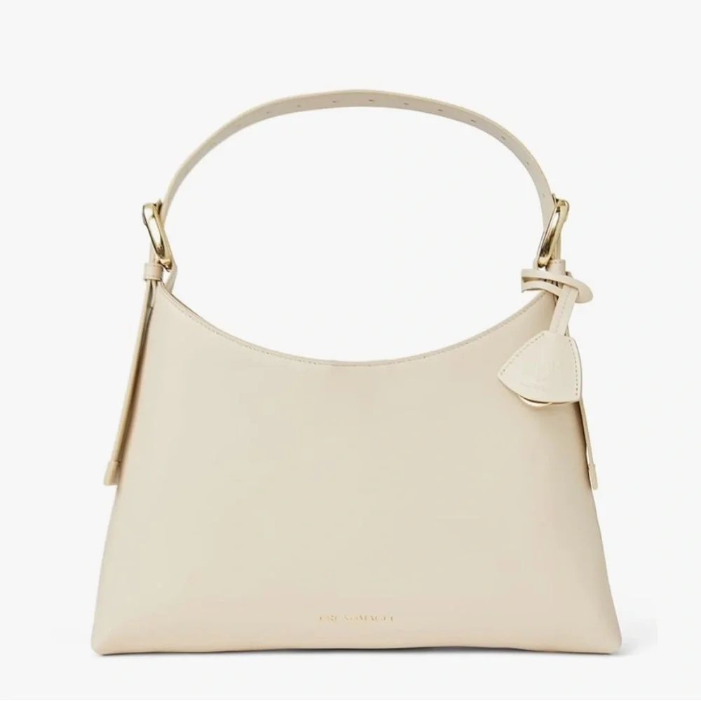 Bruno Magli Cora Leather Made in Italy Hobo Shoulder Bag